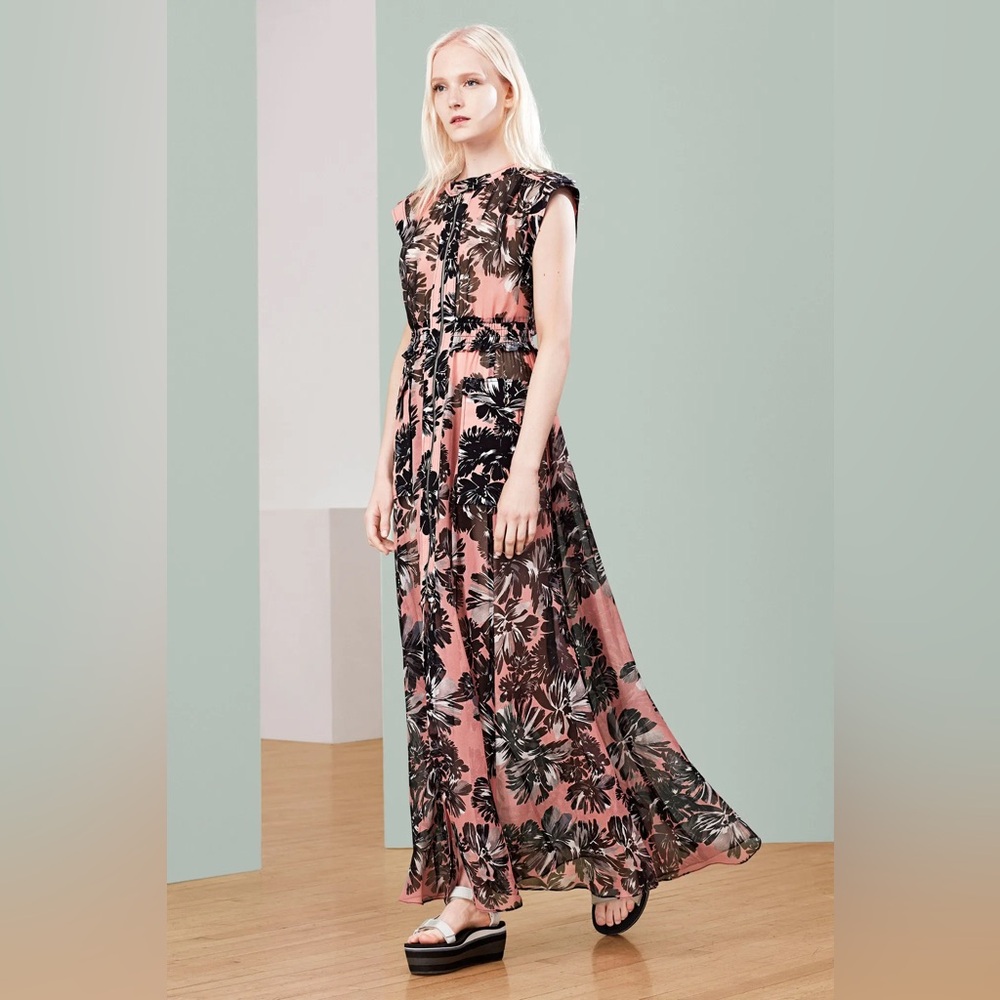 Featured in Vogue Rebecca Taylor long resort dress size 6